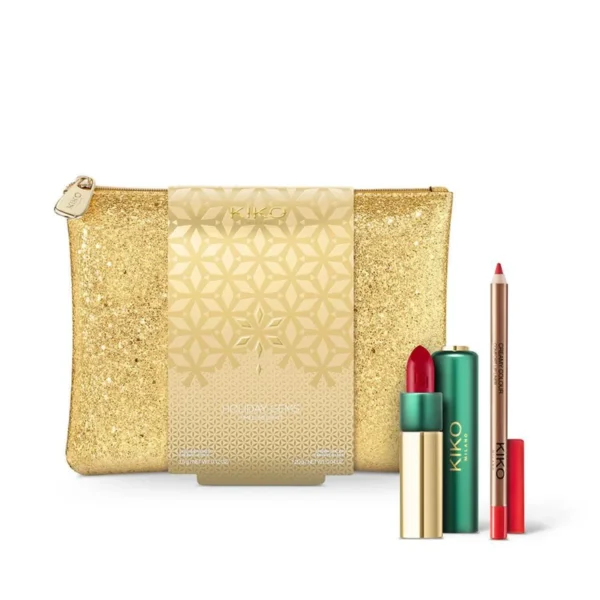KIKO HOLIDAY GEMS LŪPŲ RINKINYS – BOSS LADY ()