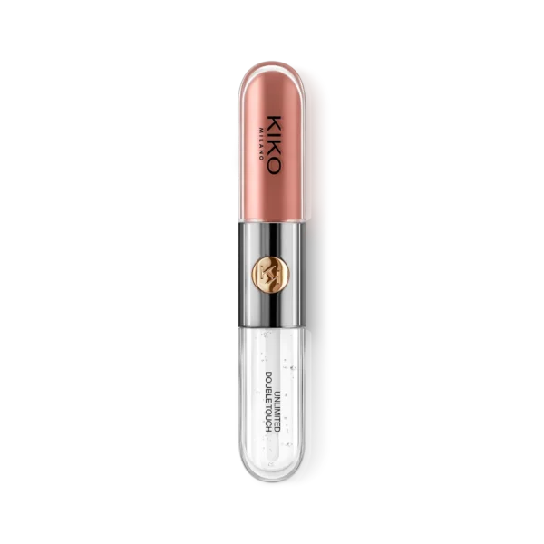 KIKO MILANO Unlimited Double Touch – ilgalaikiai skysti lūpų dažai su blizgiu efektu ()