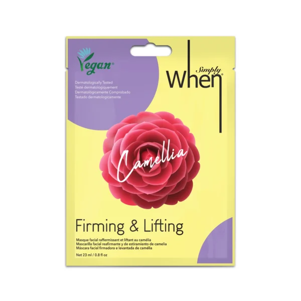 Simply When® Camellia veganiška stangrinanti veido kaukė