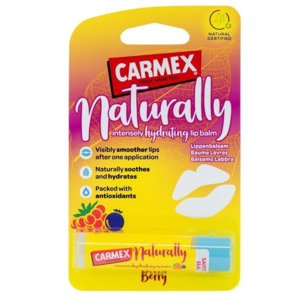 carmex naturally stick berry