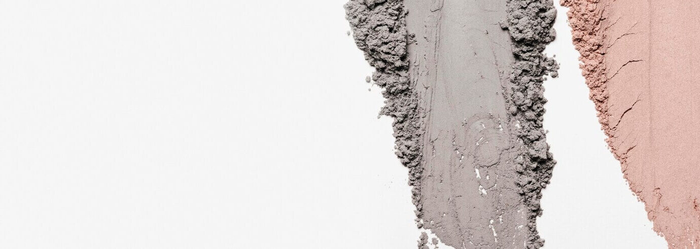 flat lay clay smudge with copy space flat lay clay smudge with copy space