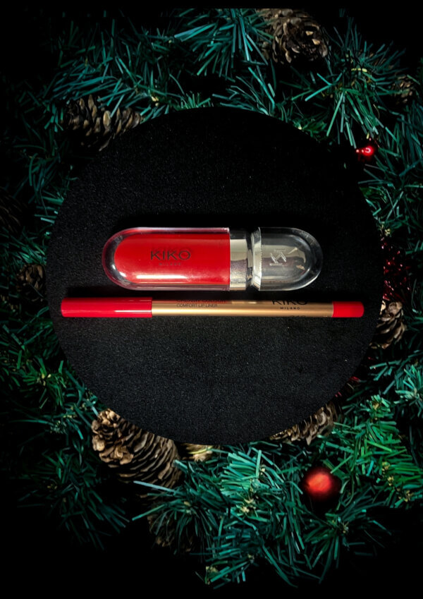 🎄 Kalėdinis grožio rinkinys "Raudonų Lūpų Magija"